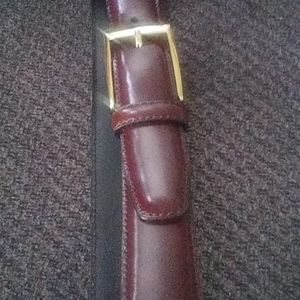 Jos A Banks leather belt 38x1.5 $28 +FREE leather